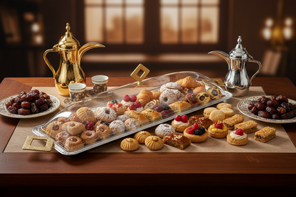 طبق تقديم  كيك Alkuwaity Al Awal الكويتي الأول