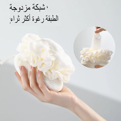 ليفة استحمام مزدوجة الطبقات