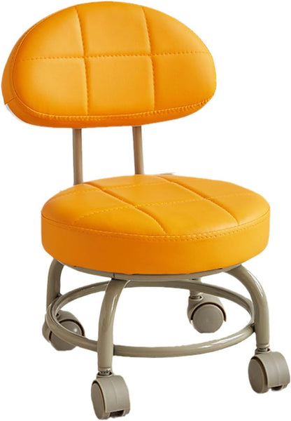 كرسي دوار منخفض مع عجلات