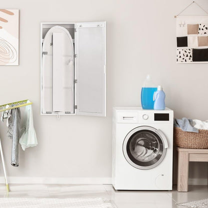 لوح مُنظم مع خزانة تخزين ومرايا