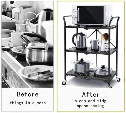 عربة خدمة قابلة للطي