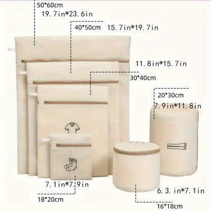 مجموعة حقائب غسيل شبكية