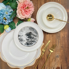 طقم أطباق مائدة فاخر 24 قطعة