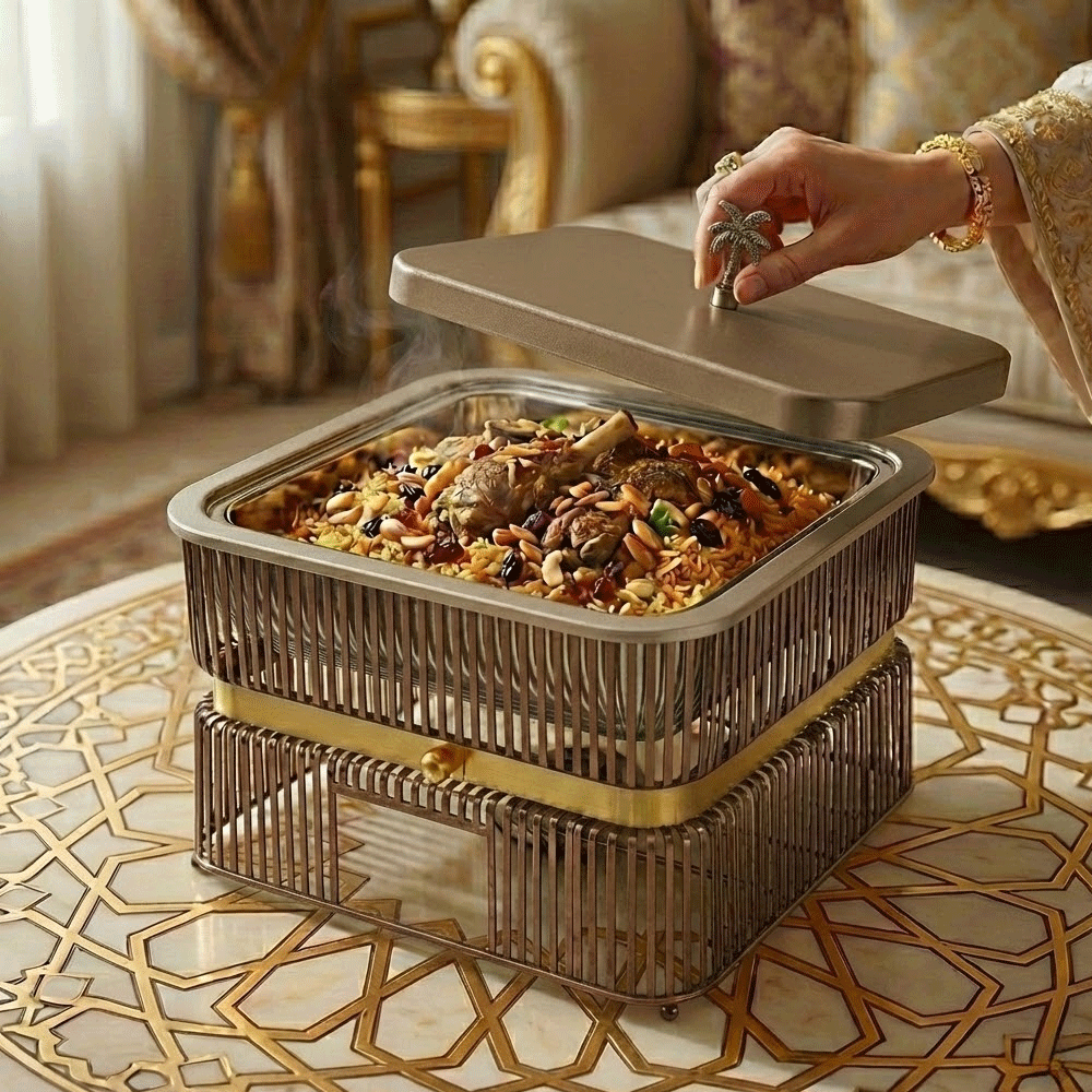 سخان طعام شبكي مربع