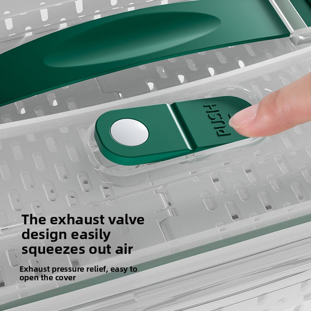 صندوق تخزين محكم الإغلاق مع غطاء صمام هواء