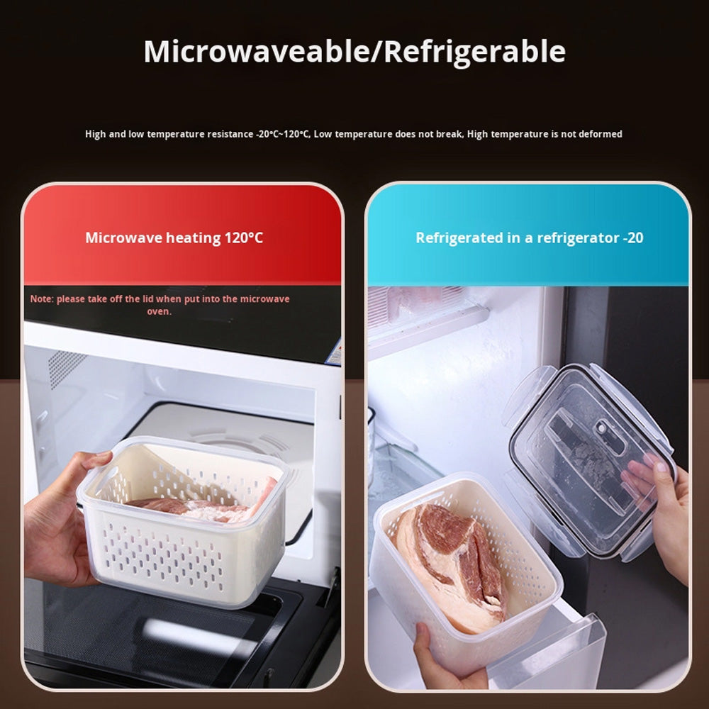 صندوق تخزين محكم الإغلاق مع غطاء صمام هواء