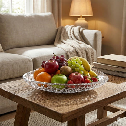 وعاء تقديم على شكل كريستال - 37.5 سم