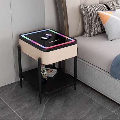 طاولة ذكية مضيئة مع مكبر صوت