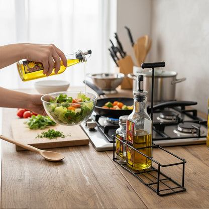 طقم حامل زيوت هرمي الحجوم