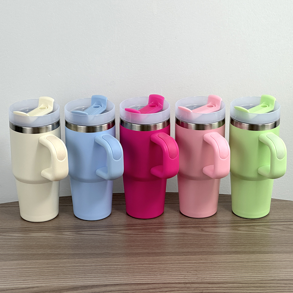 كوب حراري ستانلس بيد مع غطاء