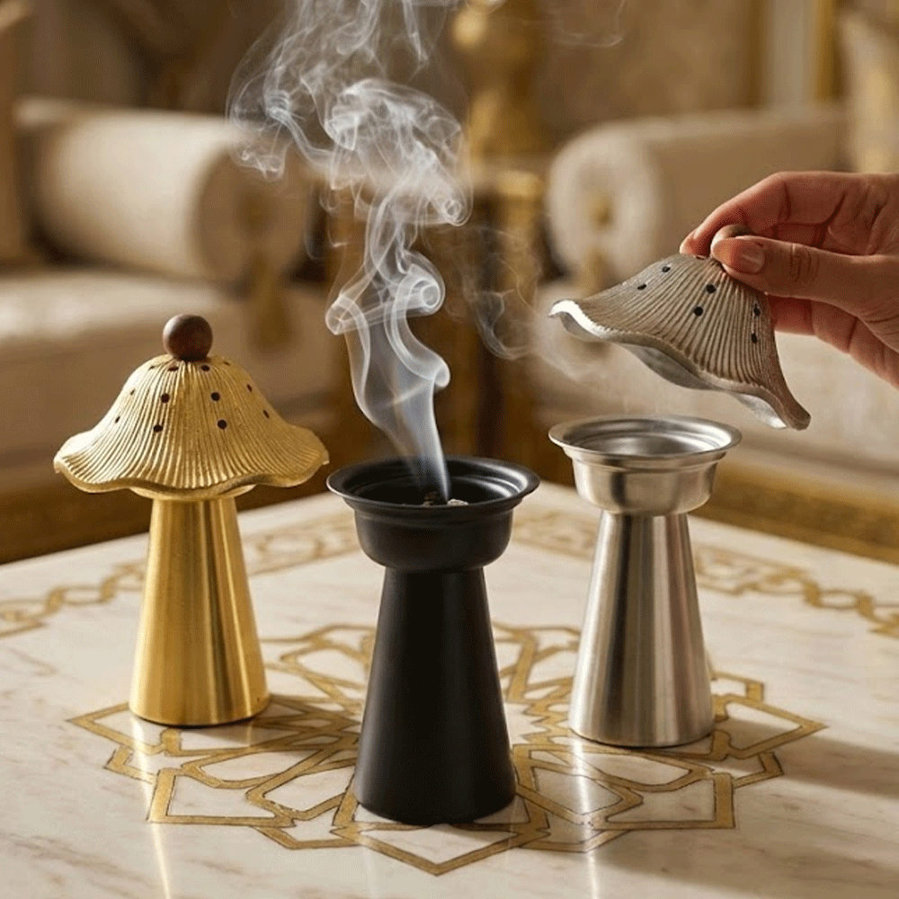 مبخر معدني بتصميم فطر