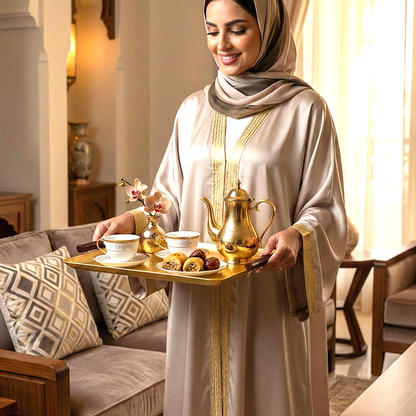 صينية تقديم وسط مربعة Diva Lady