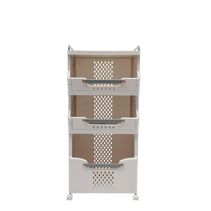 عربة تنظيم تخزين متعددة الطبقات