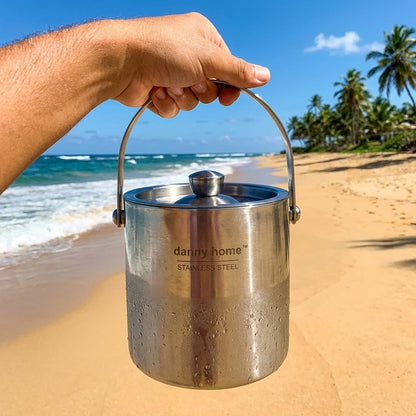 دلو ثلج بغطاء - 1.6 لتر