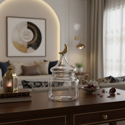 جرة زجاج القمر