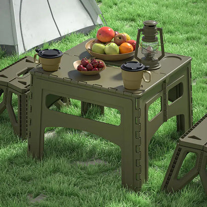 طاولة تخييم خارجية قابلة للطي