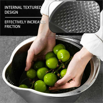 وعاء غسل وتصفية الأرز