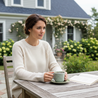 طقم فناجين مع صحون – 12 قطعة (80 مل)