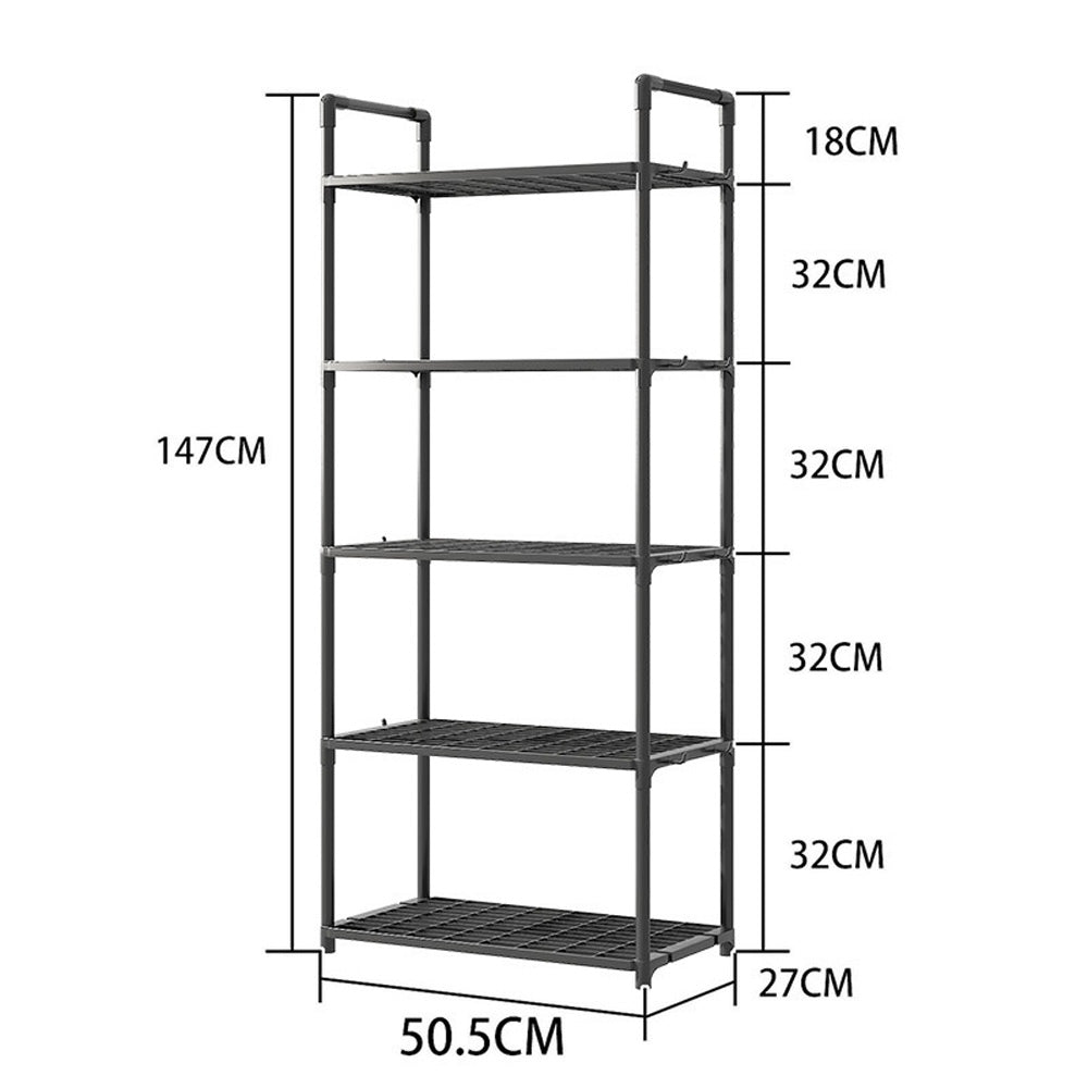 رف منظم للمطبخ بخطافات