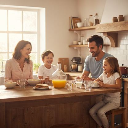 مرطبان عصير زجاجي