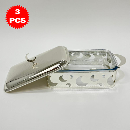 سخان تقديم طعام مع صينية بايركس 2.5 لتر