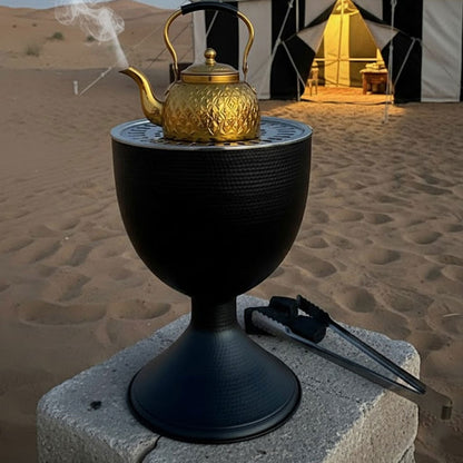 دوة و شواية معدنية على شكل كأس