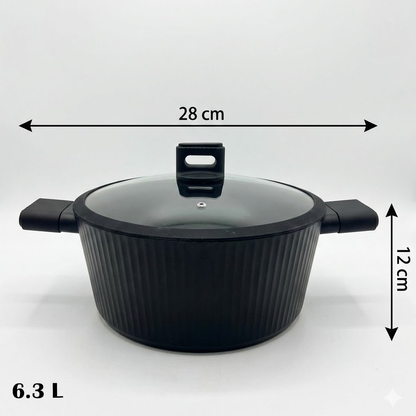 مقلاة طهي بغطاء زجاج Danny Home