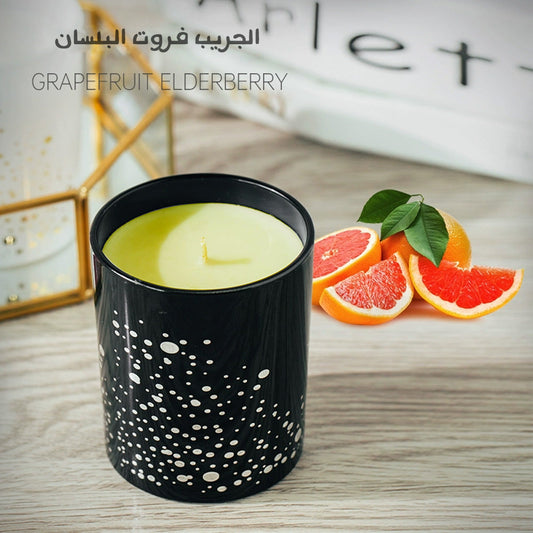 نينفي هوم - شمعة فضية سبوت، ذات رائحة عطرية ثلاثية لمنزل فاخر