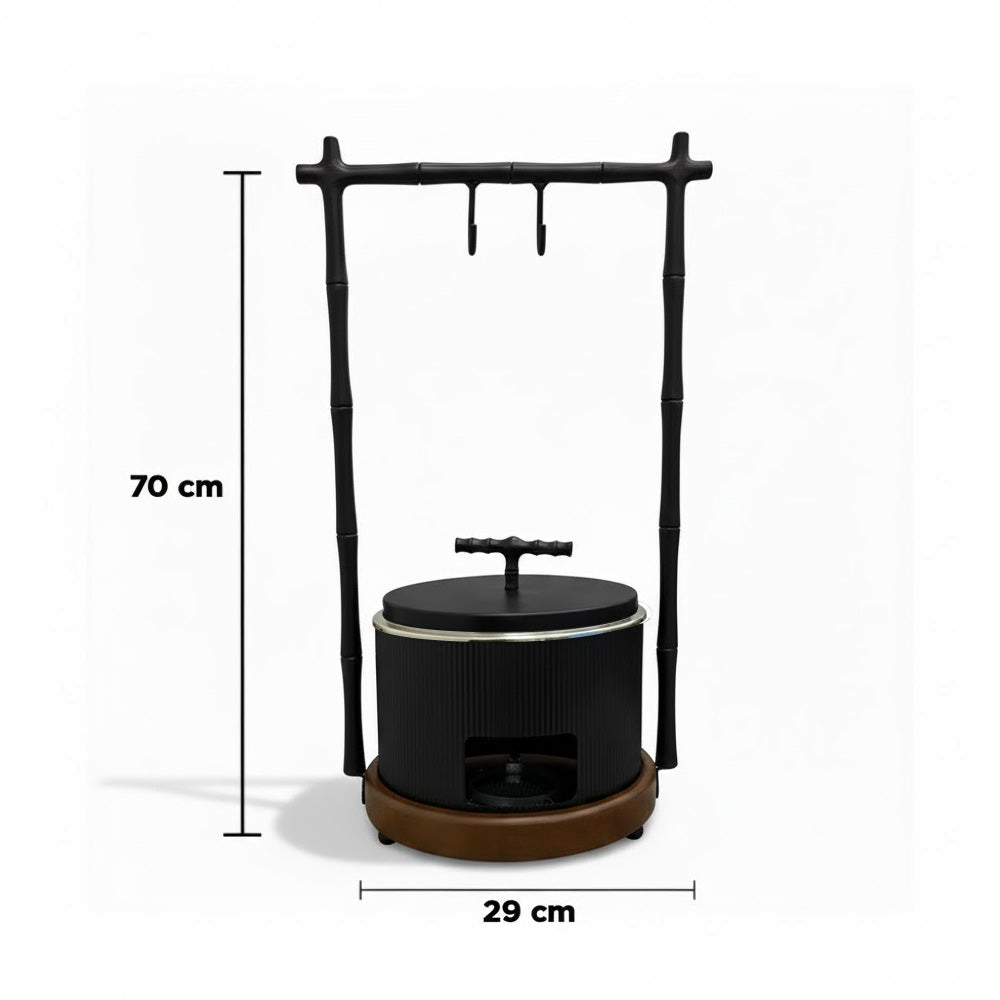 سخان طعام معلق سعة 3 لترات مع حامل