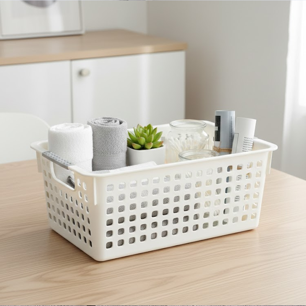 سلة تخزين منزلية متعددة الاستخدامات