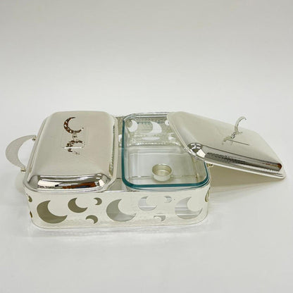 وعاء ساخن مزدوج بتصميم مون