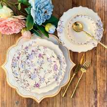 طقم أطباق مائدة فاخر 24 قطعة