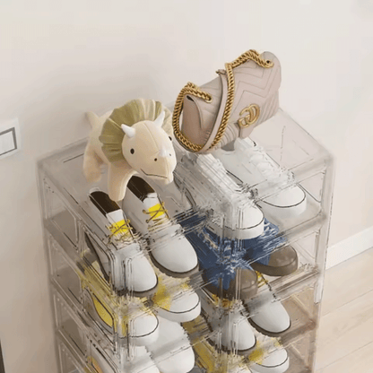 صناديق أحذية شفافة مقاومة للغبار