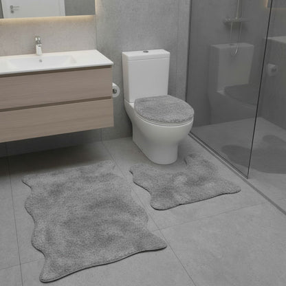 طقم سجاد حمام ناعم - 3 قطع