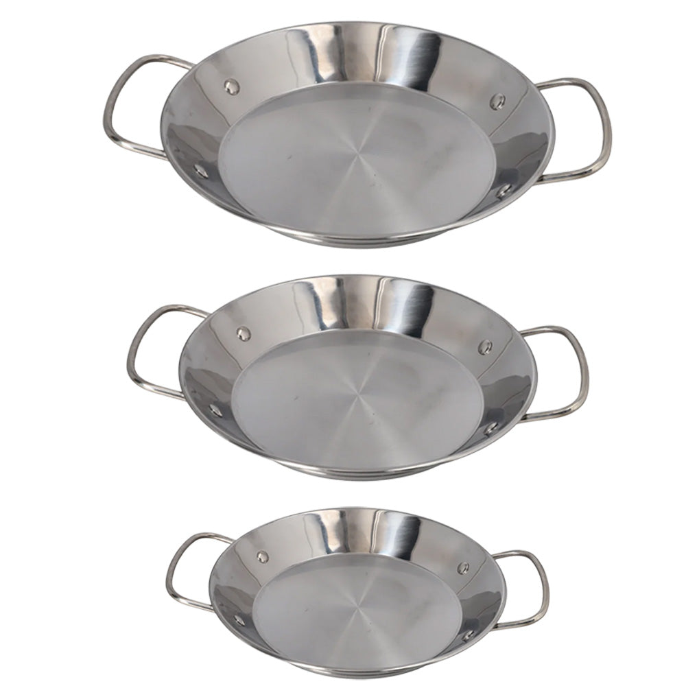 مقلاة مأكولات من الفولاذ المقاوم للصدأ