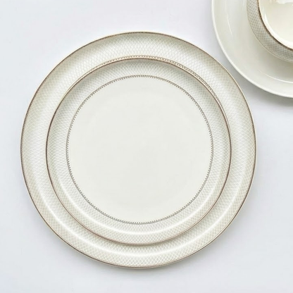 طقم أطباق مائدة فاخر 24 قطعة