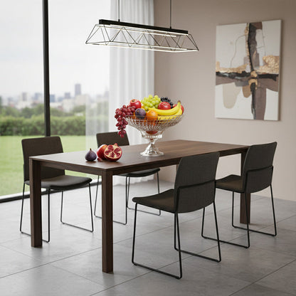 وعاء تقديم مع قاعدة كريستالية - 35.2 سم