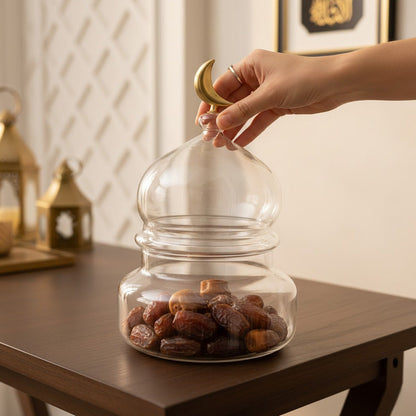 جرة زجاجية قمرية