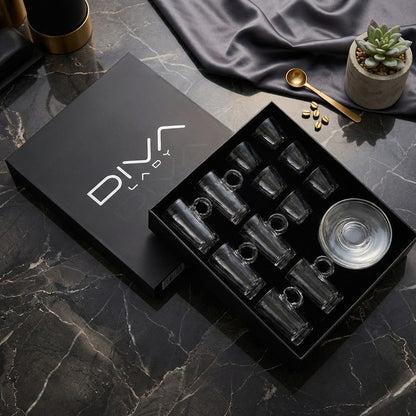 طقم استكانة وفنجان 18 قطعة Alkuwaity Al Awal الكويتي الأول