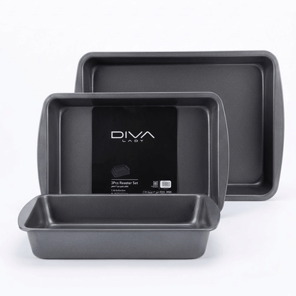 طقم صواني تحميص 3 قطع