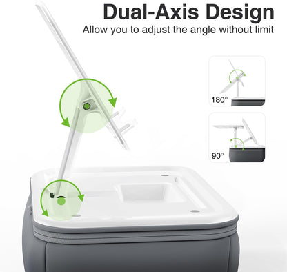 حامل وسادة ايباد واللاب توب ناعم للسرير قابل للتعديل