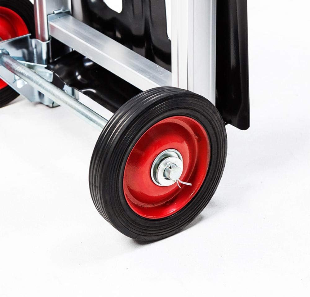 عربة تحميل وتسوق ب 4 عجلات متعددة الأغراض قابلة للطي