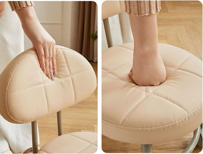 كرسي دوار منخفض مع عجلات