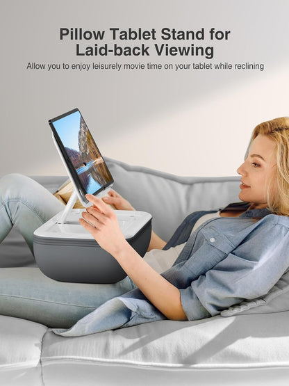 حامل وسادة ايباد واللاب توب ناعم للسرير قابل للتعديل