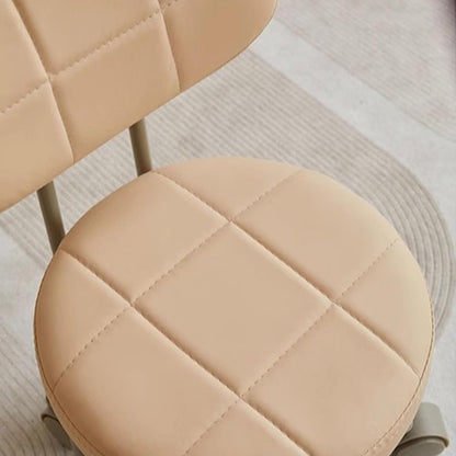 كرسي دوار منخفض مع عجلات