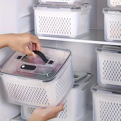 طقم صناديق ثلاجة للتخزين 5 قطعة