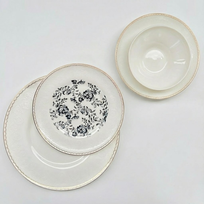 طقم أطباق مائدة فاخر 24 قطعة