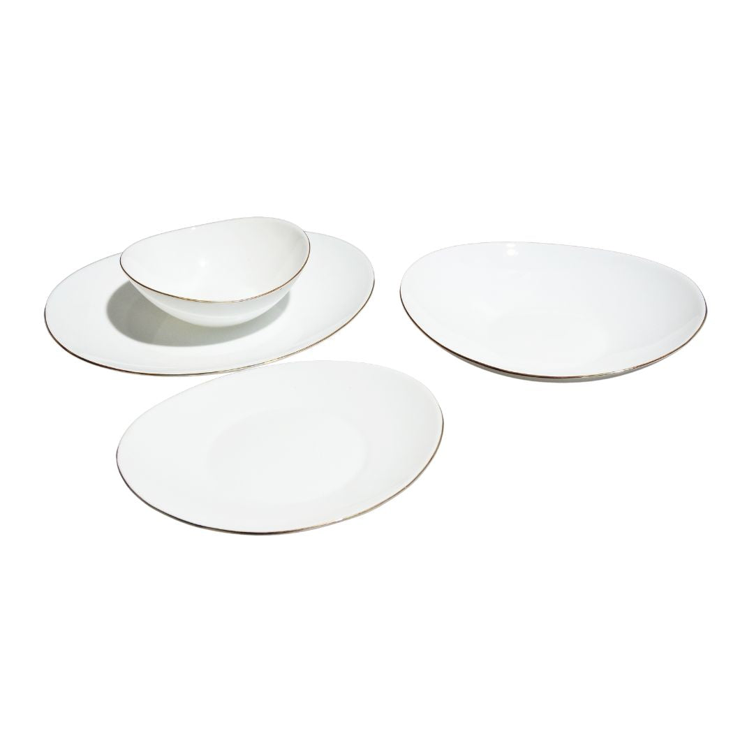 طقم سفرة بأواني متمايلة