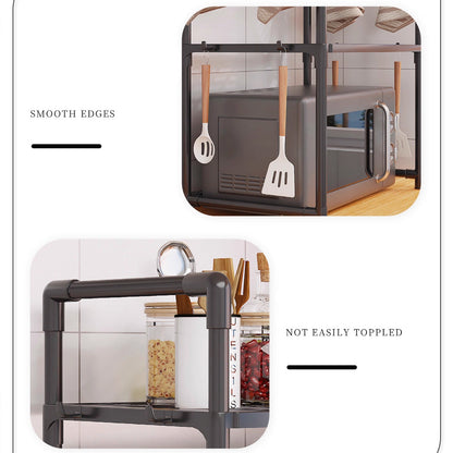 رف منظم ميكروويف للمطبخ