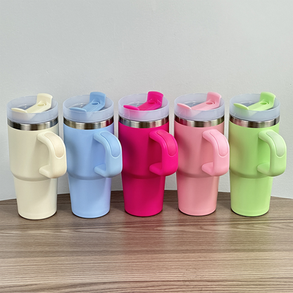 كوب حراري ستانلس بيد مع غطاء